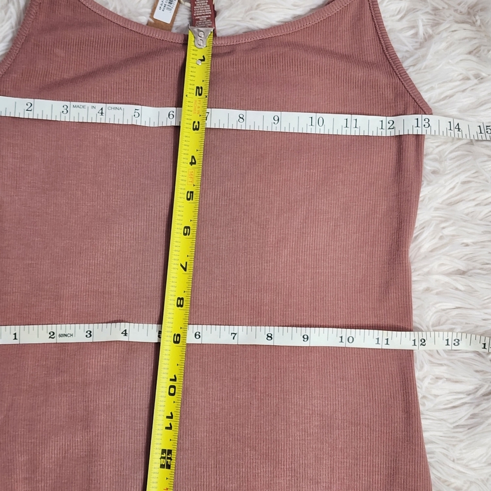 SKIMS  LOUNGE RIB SLIP DRESS/ L/ ROSE/ NWT - Picture 9 of 9